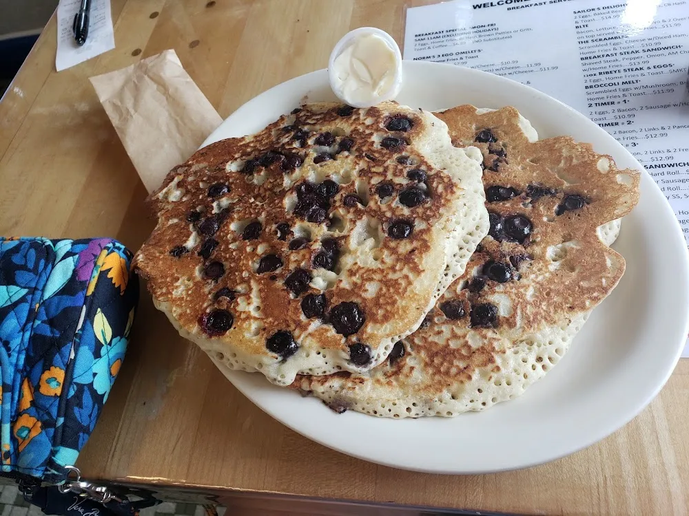 Fresh Blueberry Pancakes